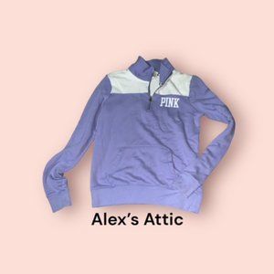 pink xs purple and white sweatshirt pre owned